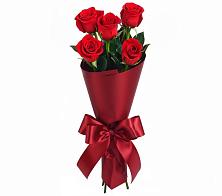 Букет 5 Красных роз Эдлесс Лав в Линёво Волгоградской области