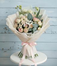 Букет цветов из:  Розы и Лизиантусы в Линёво Волгоградской области
