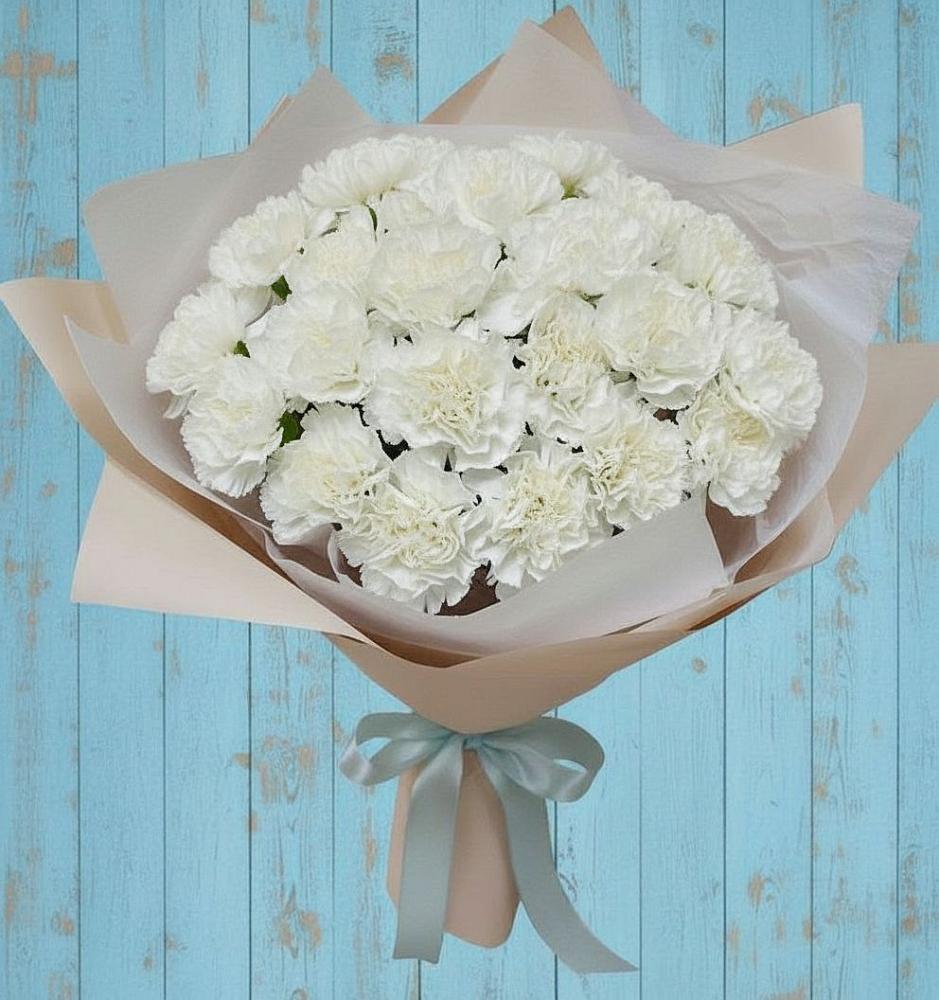 Букет цветов из: Гвоздики в Линёво Волгоградской области