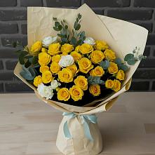 Букет цветов из:  Розы в Линёво Волгоградской области