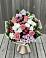 Букет цветов из: Альстромерии, Гвоздики, Розы и Хризантемы в Линёво Волгоградской области