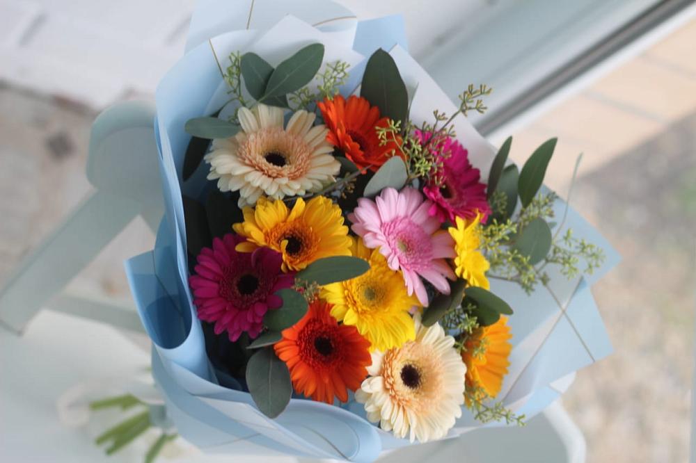 Букет цветов из: Герберы в Линёво Волгоградской области