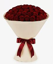 Букет 101 Бордовая роза Блэк Бакарра в Линёво Волгоградской области