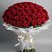 Букет 101 Красная роза Блэк Мэджик в Линёво Волгоградской области