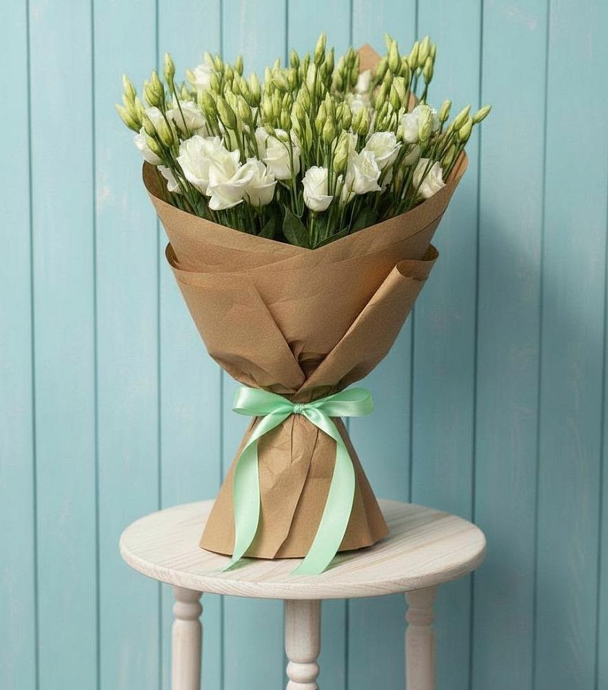 Букет цветов из: Лизиантусы в Линёво Волгоградской области