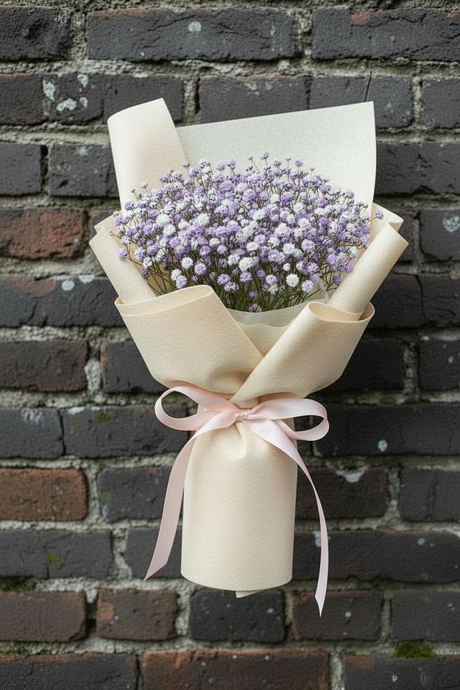 Букет цветов из: Гипсофила в Линёво Волгоградской области