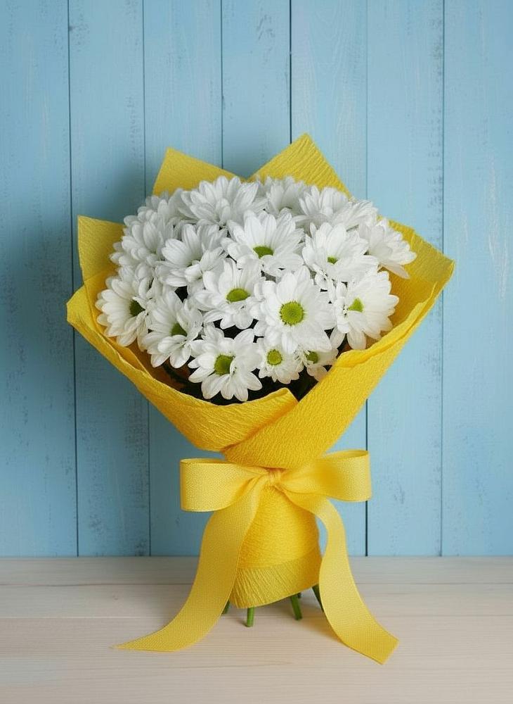 Букет цветов из: Хризантемы в Линёво Волгоградской области