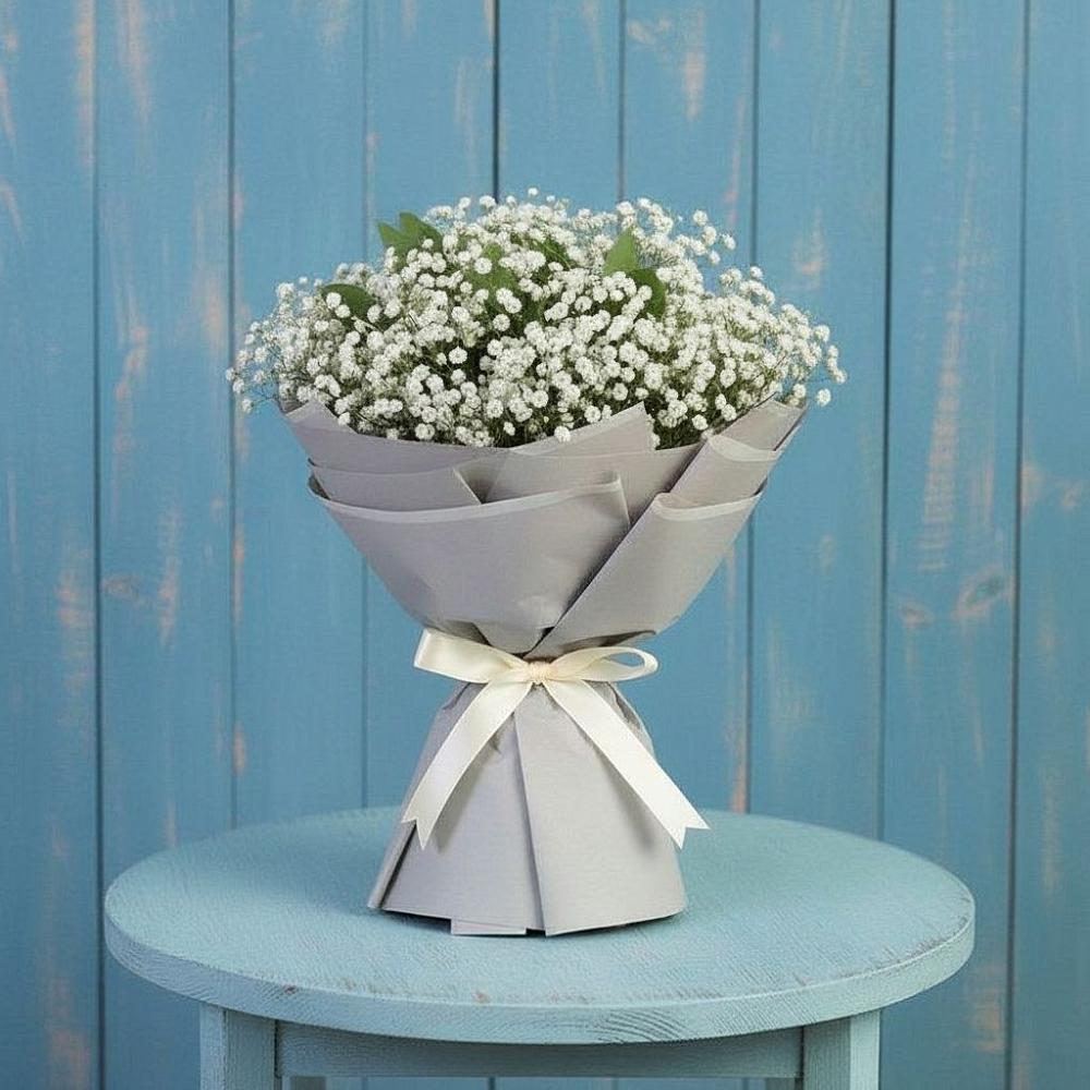 Букет цветов из: Гипсофила в Линёво Волгоградской области