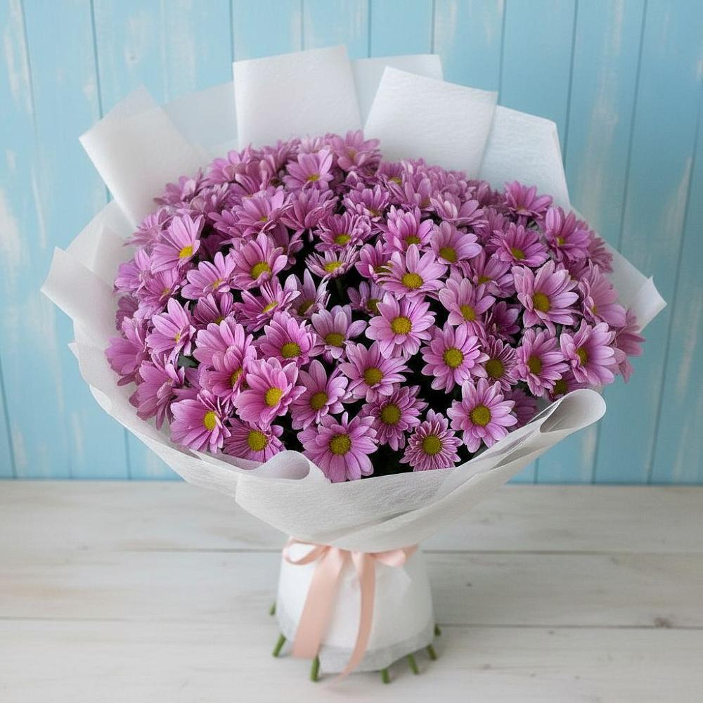 Букет цветов из: Хризантемы в Линёво Волгоградской области