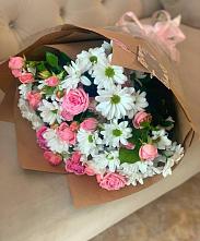 Букет цветов из:  Розы и Хризантемы #REPLACE_PRED# Линёво Волгоградской области