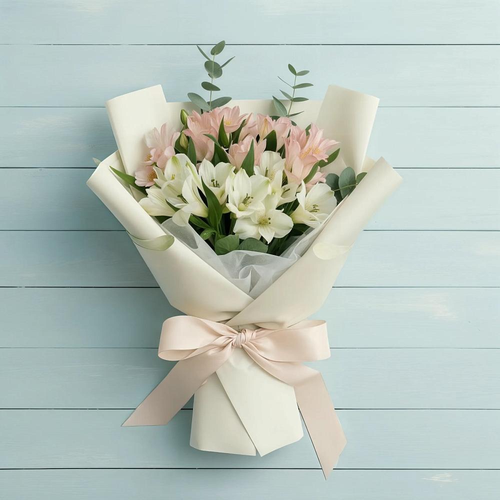 Букет цветов из: Альстромерии в Линёво Волгоградской области