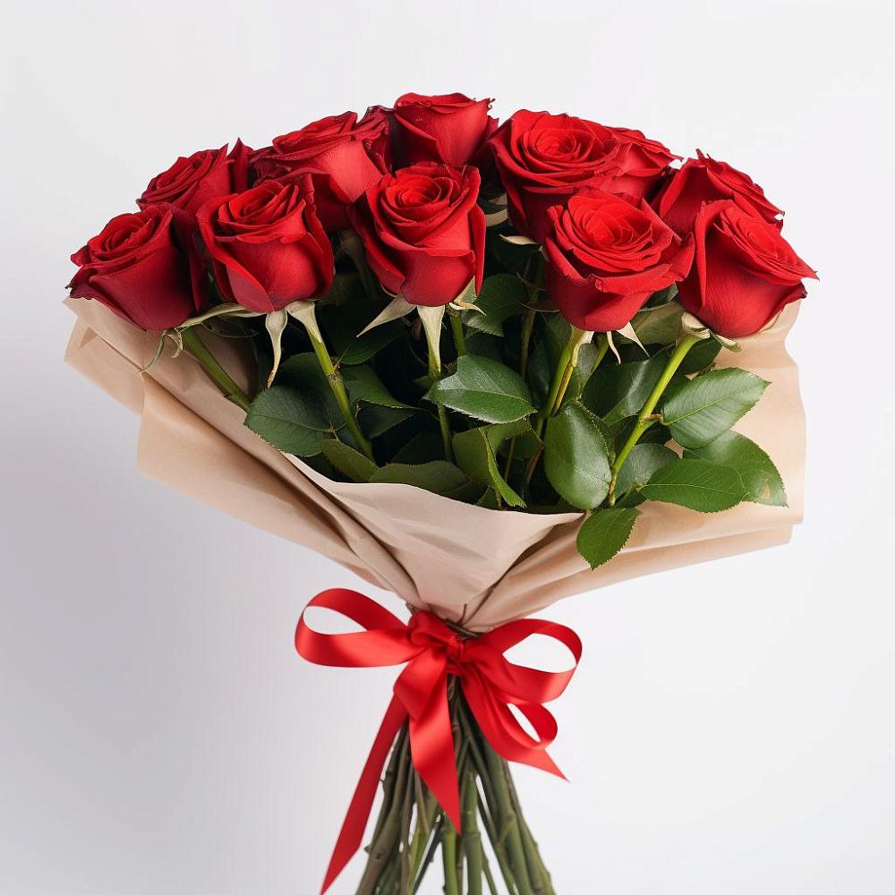 Букет 11 Красных роз Эдлесс Лав в Линёво Волгоградской области