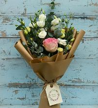 Букет цветов из:  Розы и Лизиантусы в Линёво Волгоградской области